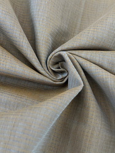 Handwoven Mangalgiri Cotton Saree | Light Brown | Gold & Silver Zari | Handwoven | Ships from California
